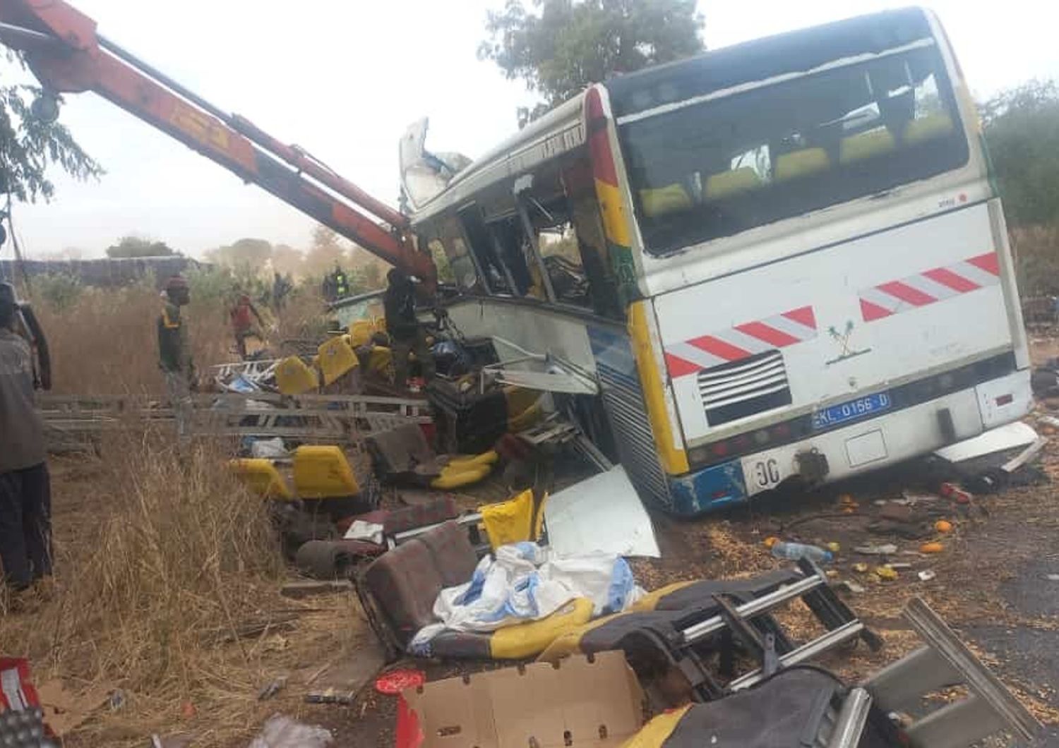 scontro autobus senegal ottantasette morti