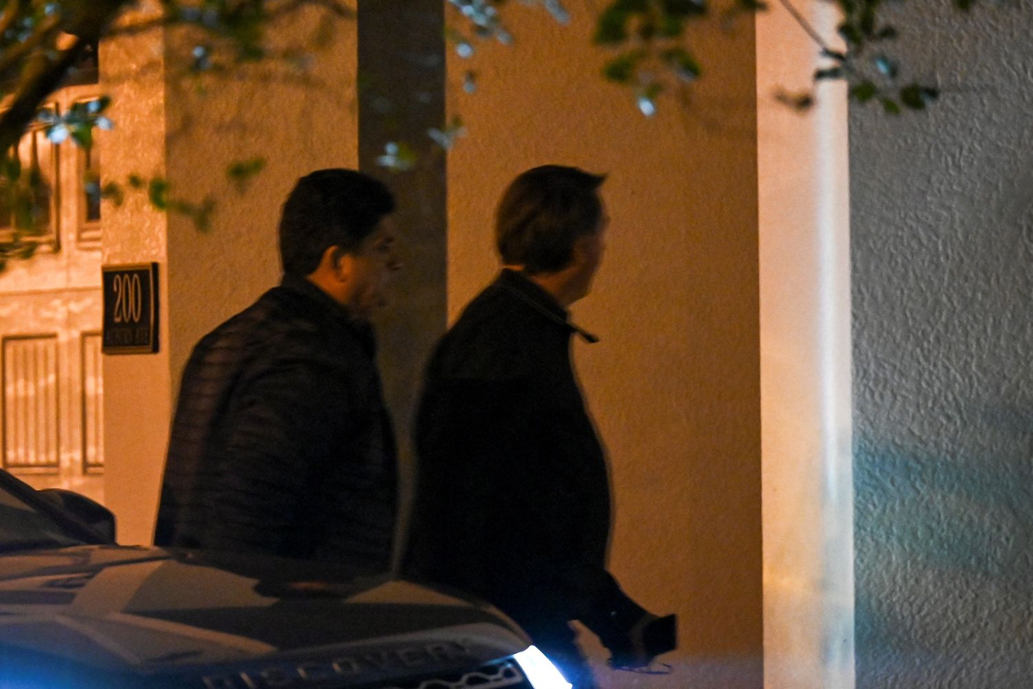 Jair Bolsonaro dopo le dimissioni dall'ospedale