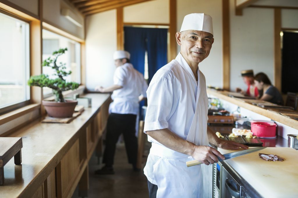 Un ristorante di Sushi in Giappone