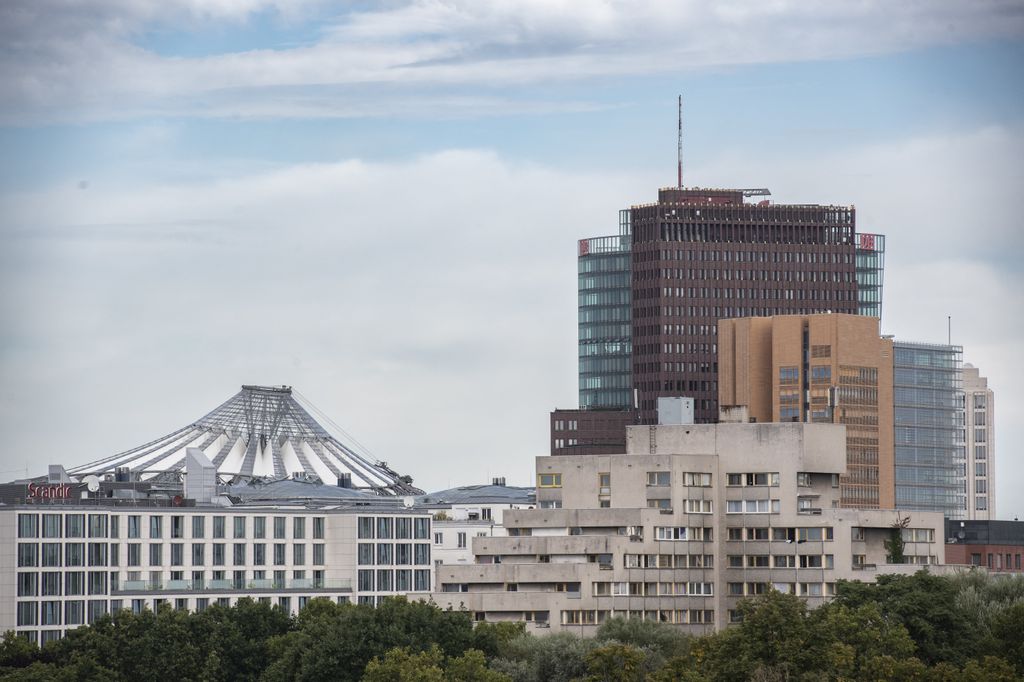 La Kollhoff Tower nella Potsdamer Platz a Berlino &nbsp;