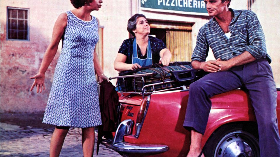 Gina Lollobrigida con Philippe Leroy