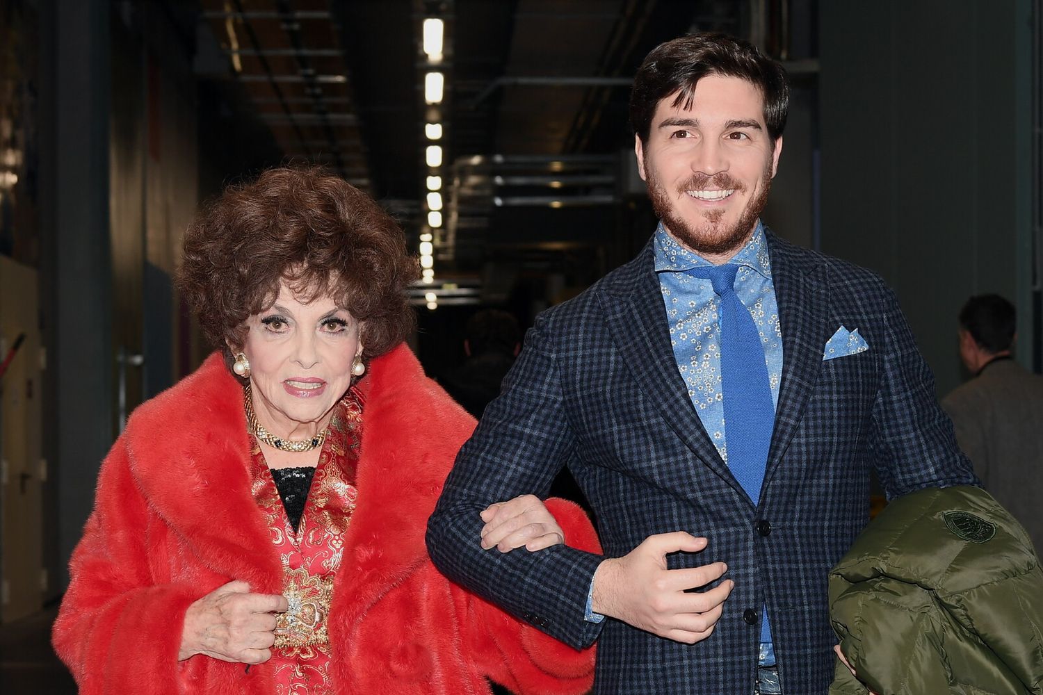 Gina Lollobrigida con andrea Piazzolla