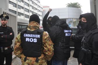 I ros esultano per la cattura di Matteo Messina Denaro