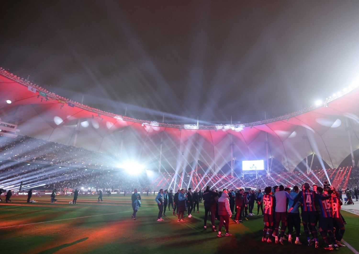 &nbsp;Lo stadio di Riad, dove si disputer&agrave; il derby milanese di Supercoppa&nbsp;