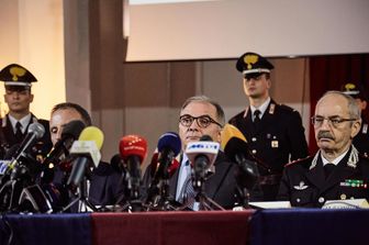 &nbsp;La conferenza stampa organizzata dai carabinieri dopo l'arresto di Messina Denaro