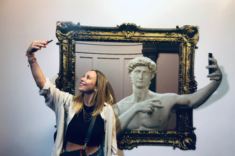 Un selfie al Museo del selfie