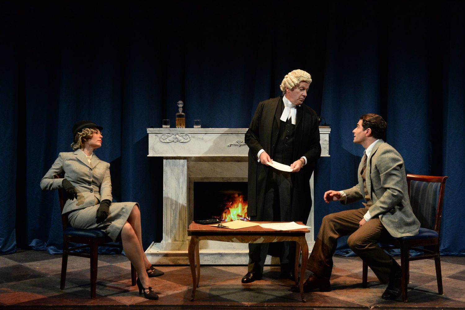 Una scena di &quot;Testimone d'accusa&quot;&nbsp;