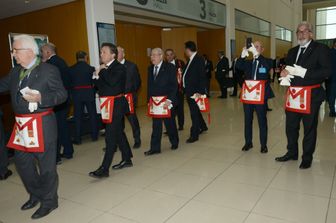 Un gruppo di massoni