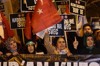 Manifestazione anti svedese davanti ad Ankara