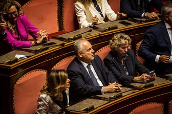 Claudio Lotito in Parlamento