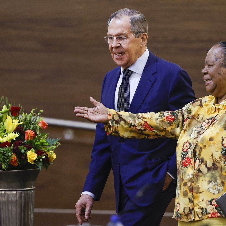 Lavrov in Sudafrica