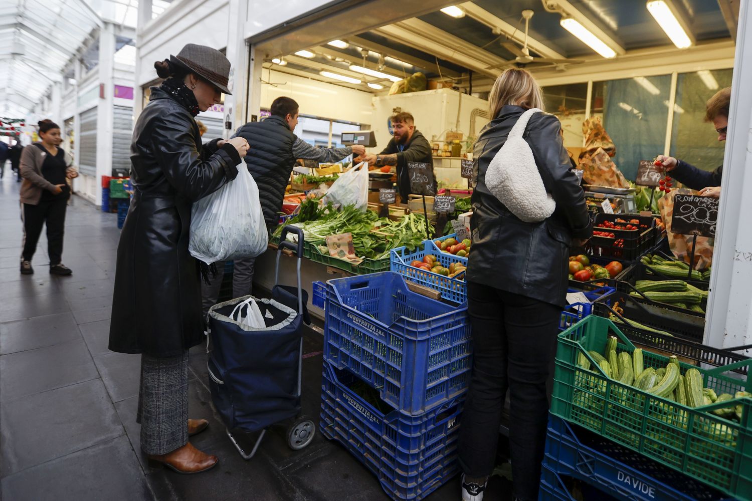 Il mercato in zona Testaccio a Roma &nbsp;
