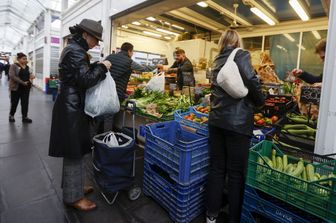 Il mercato in zona Testaccio a Roma &nbsp;