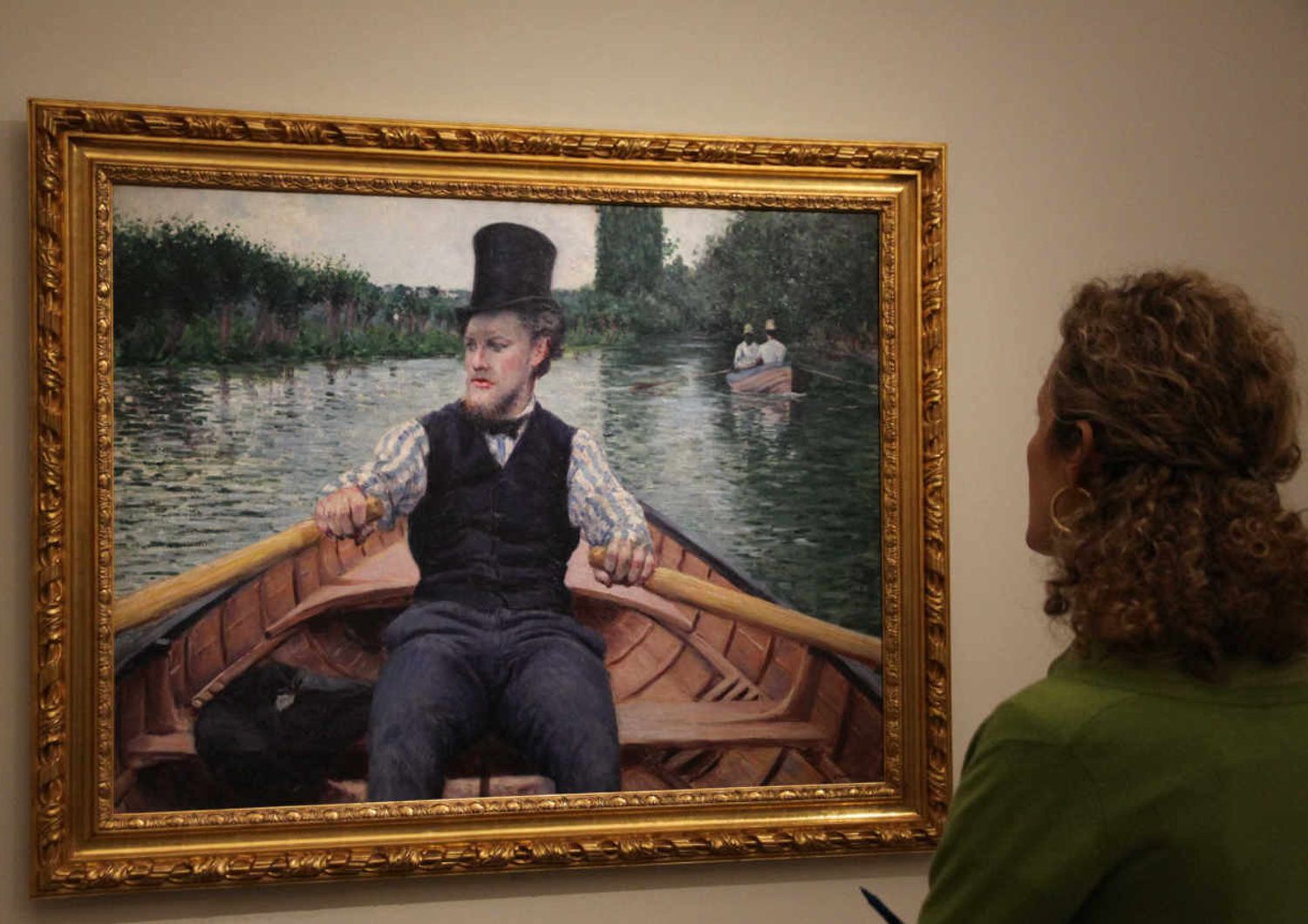 L'opera &quot;Parte della barca&rdquo; del pittore Gustave Caillebotte,&nbsp;