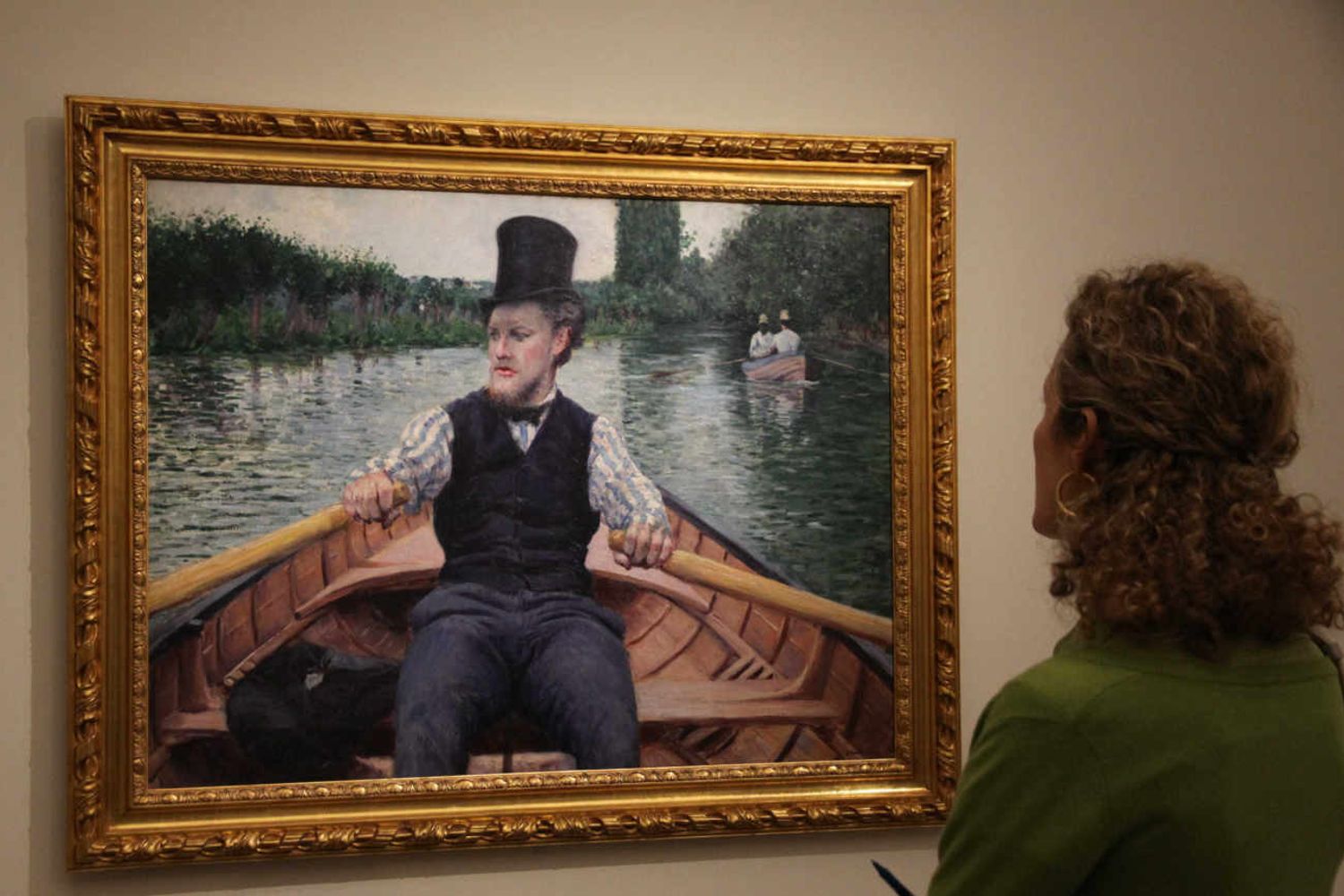 L'opera &quot;Parte della barca&rdquo; del pittore Gustave Caillebotte,&nbsp;