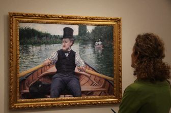 L'opera &quot;Parte della barca&rdquo; del pittore Gustave Caillebotte,&nbsp;