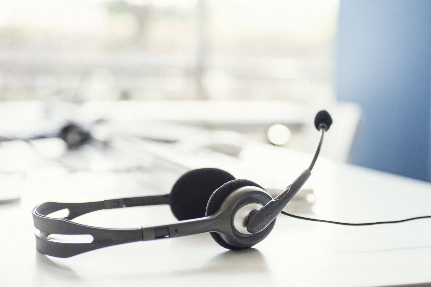 La postazione di un call center &nbsp;