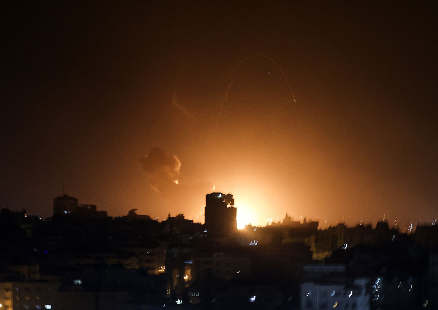 Il bombardamento di Gaza