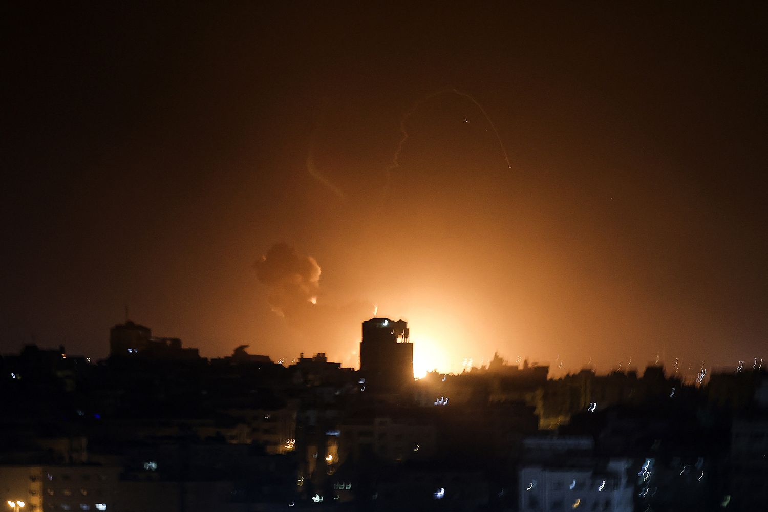 Il bombardamento di Gaza