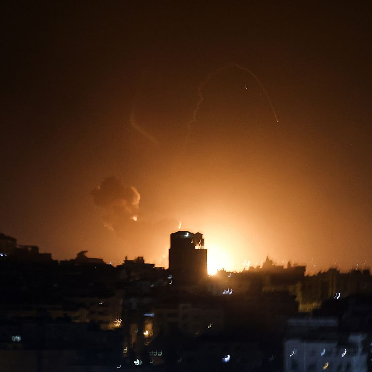 Il bombardamento di Gaza