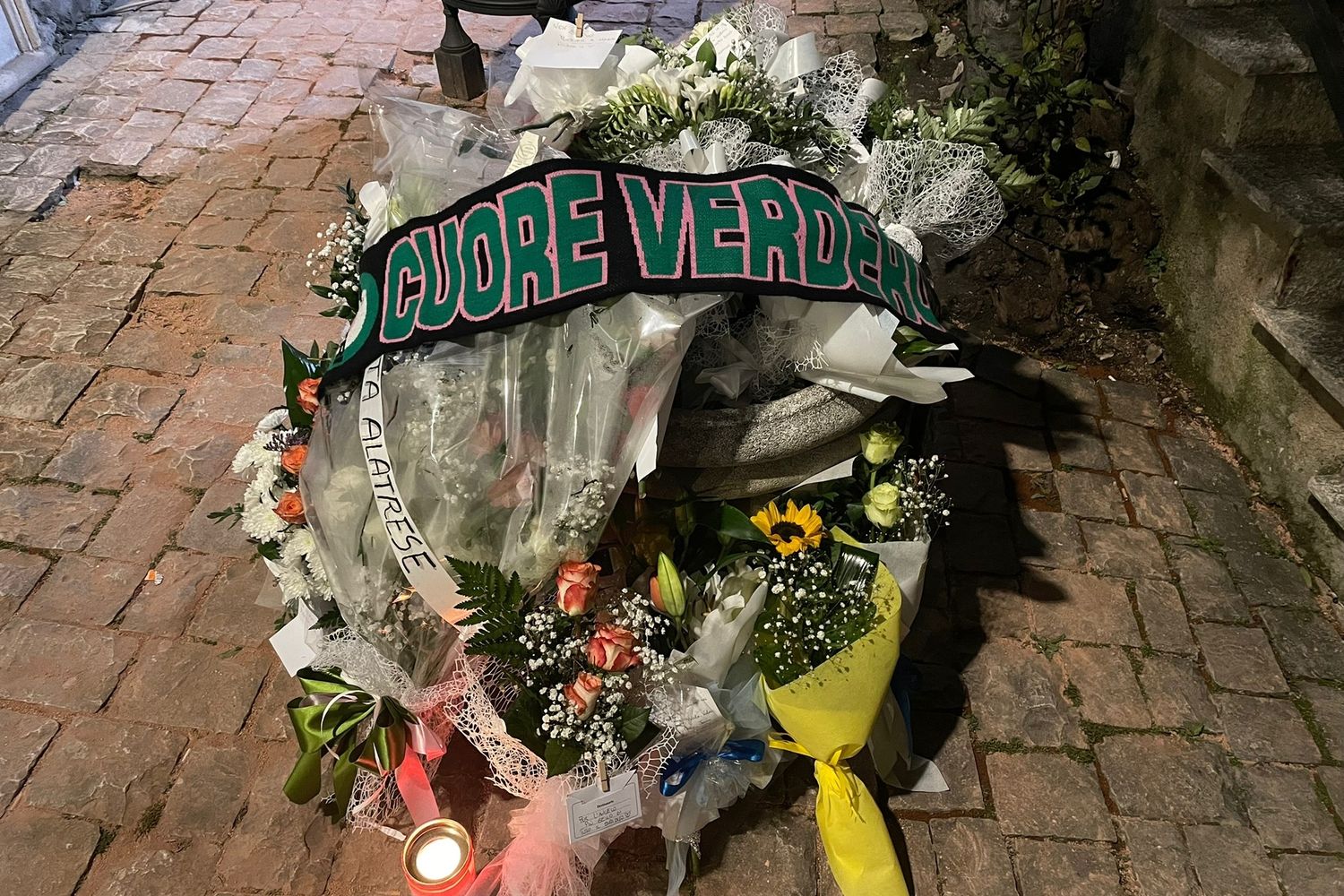 Un mazzo di fiori per Thomas Bricca&nbsp;