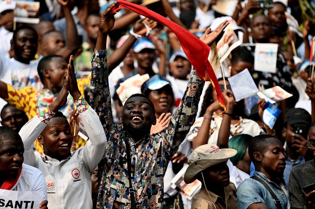 Repubblica democratica del Congo, giovani ad ascoltare il Papa