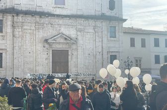 La manifestazione per Thomas Bricca