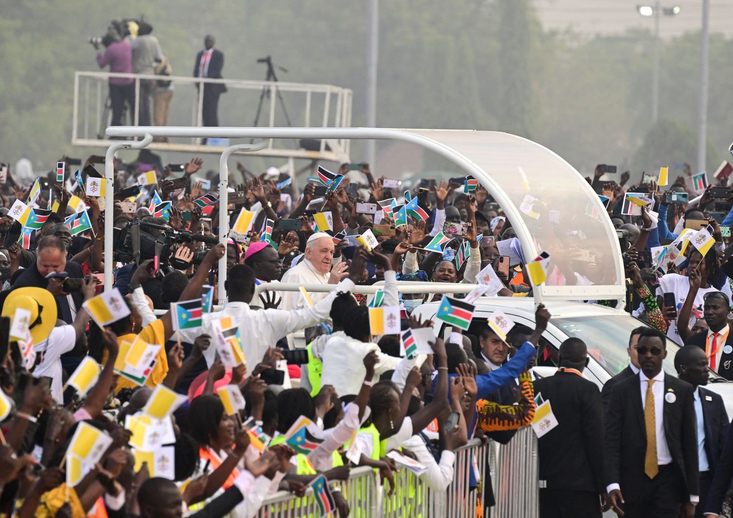 Papa Bergoglio in Sud Sudan