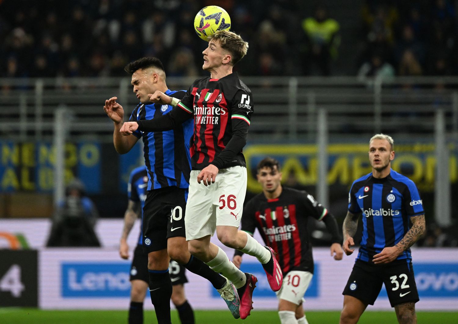 Inter-Milan: Un contrasto tra Lautaro e Saelemaekers