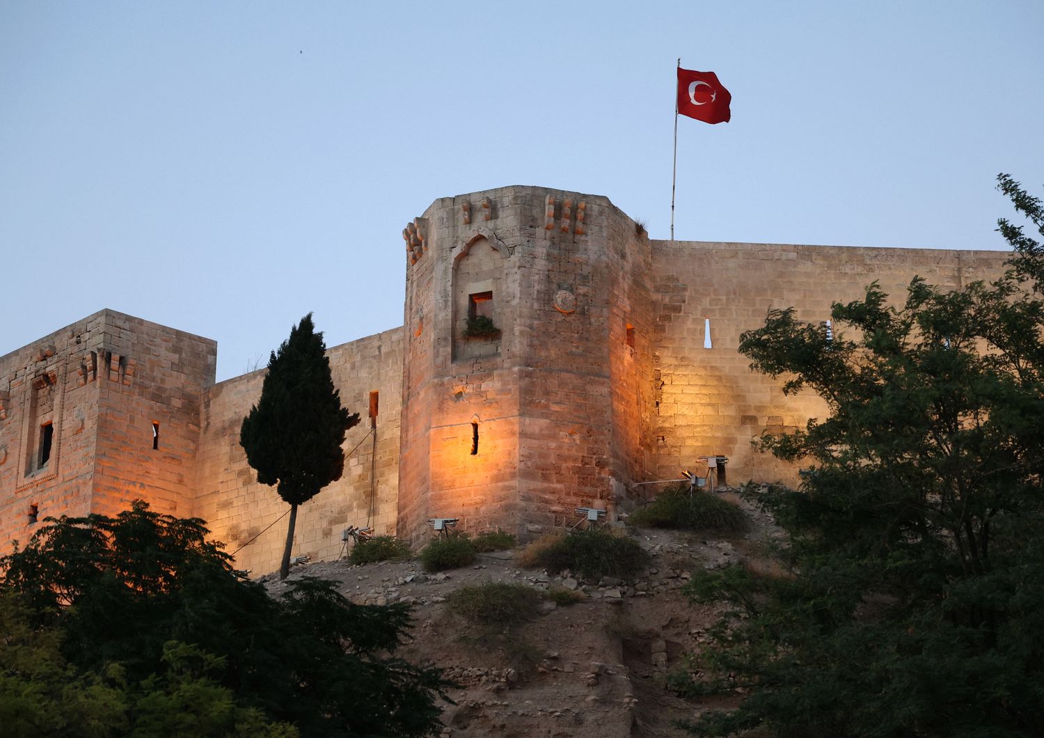 Il castello di Gaziantep prima del terremoto &nbsp;