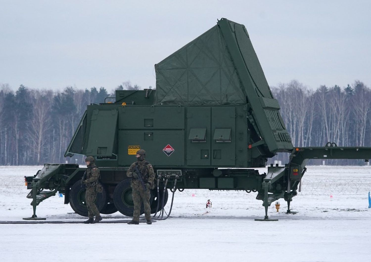 Un sistema missilistico Patriot in Polonia