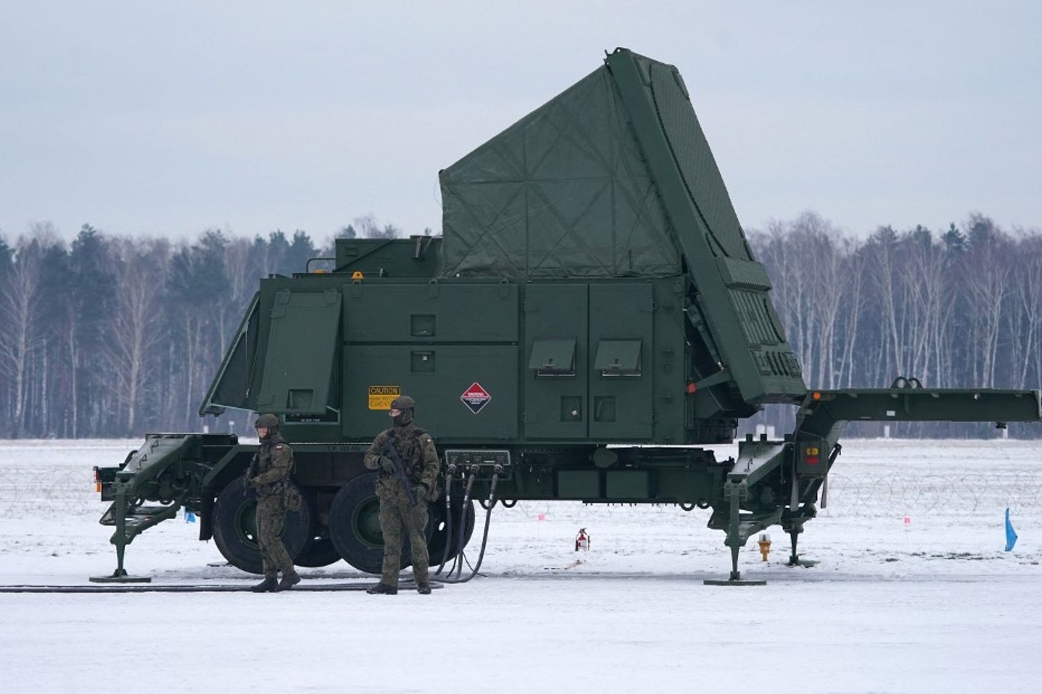 Un sistema missilistico Patriot in Polonia