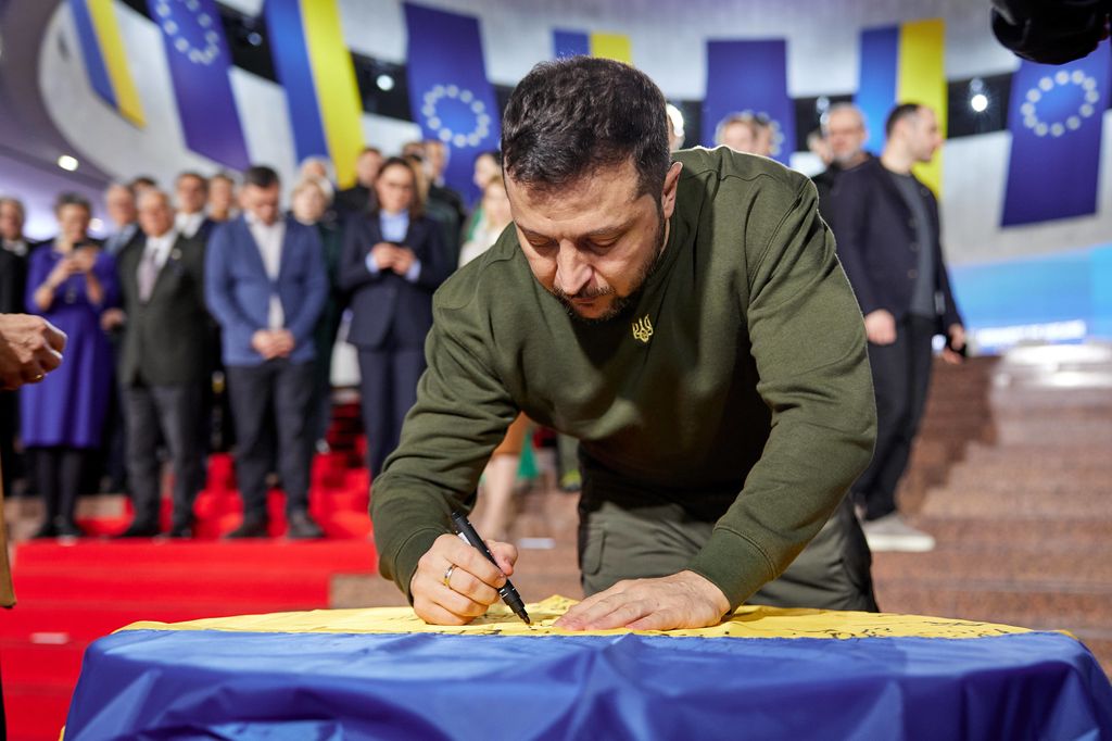Il presidente ucraino, Zelensky