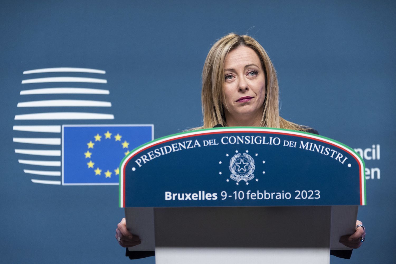 La premier Giorgia Meloni