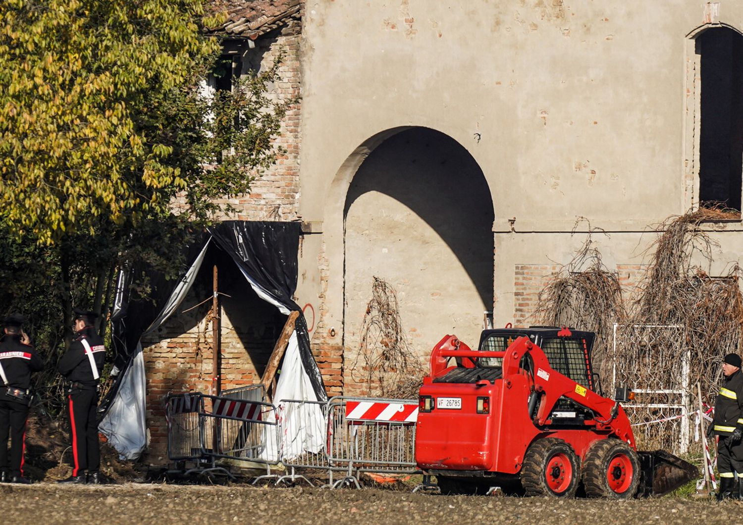 Operazioni di recupero del cadavere di Saman sepolto in un casolare a Novellara, nel Reggiano &nbsp;