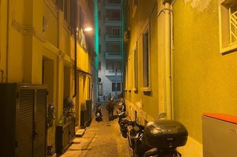 Via Fiume a Sanremo, dove &egrave; stato rinvenuto l'ordigno