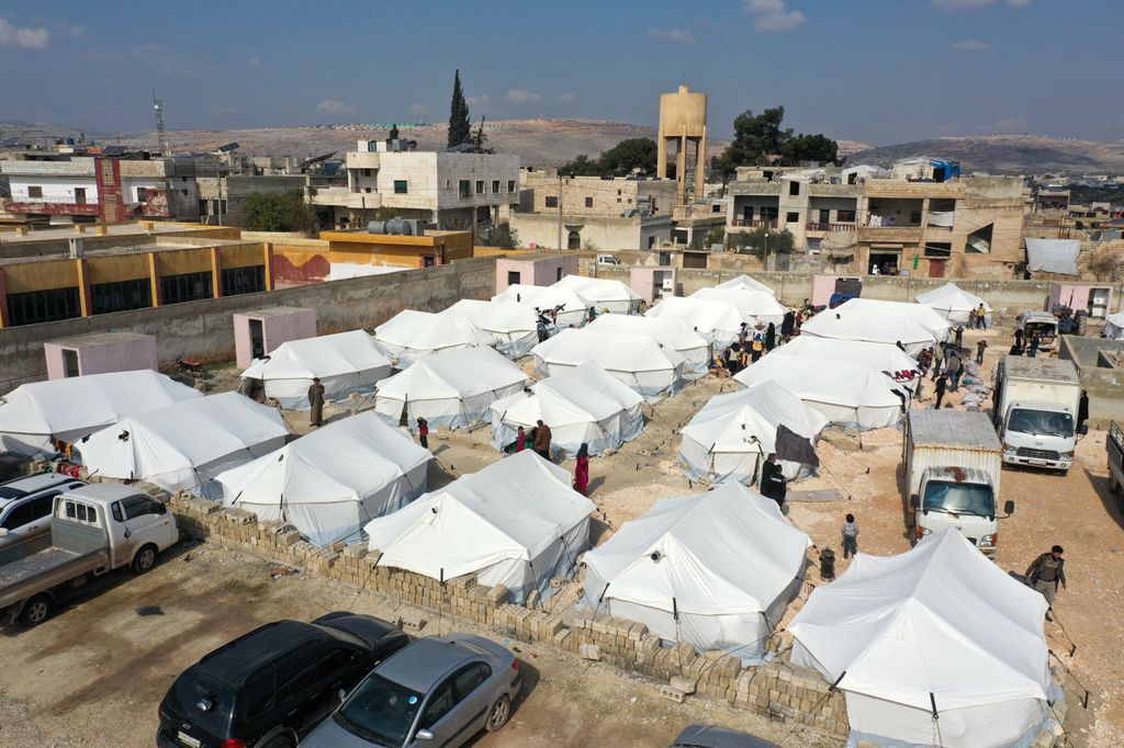 Sfollati dopo il terremoto in Turchia