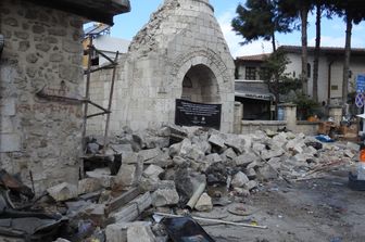 La moschea distrutta