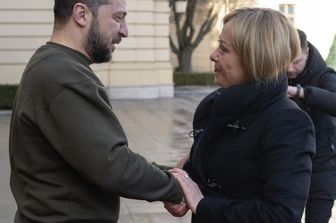 Zelensky incontra Meloni