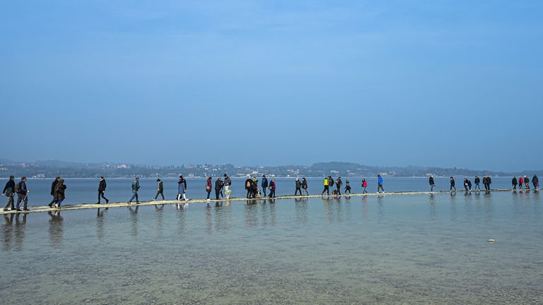 isola lago Garda raggiungere a piedi&nbsp;