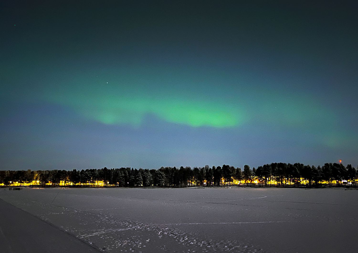 Aurora boreale in Svezia del 6 febbraio 2023&nbsp;