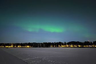 Aurora boreale in Svezia del 6 febbraio 2023&nbsp;
