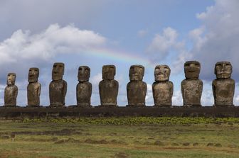 Moai dell'isola di Pasqua