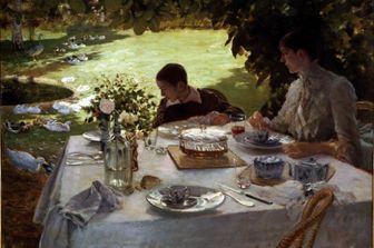 Colazione in giardino di Giuseppe De Nittis