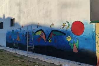 Il murale che ricorda la strage di Pizzolungo