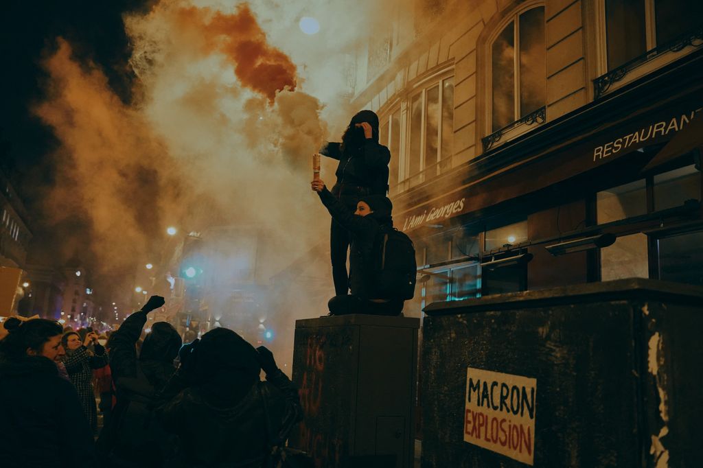 &nbsp;Proteste in Francia contro la riforma delle pensioni