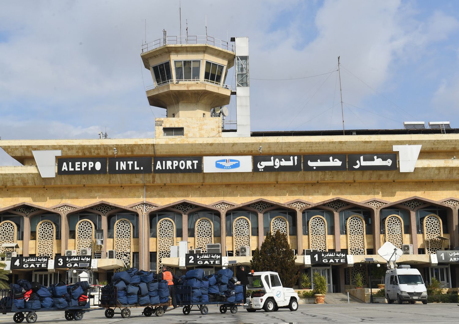 Aeroporto di Aleppo, in Siria