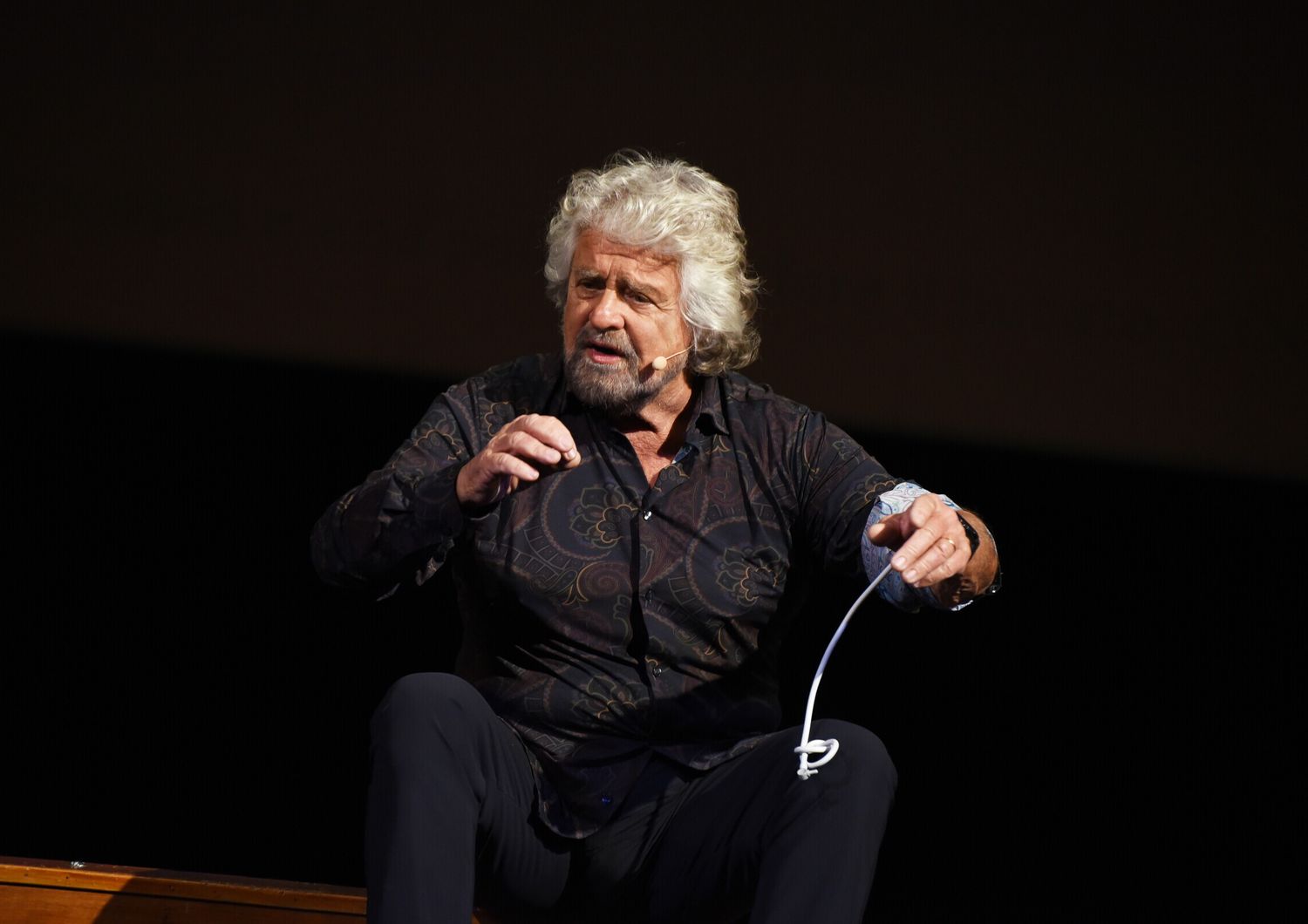 Beppe Grillo in teatro