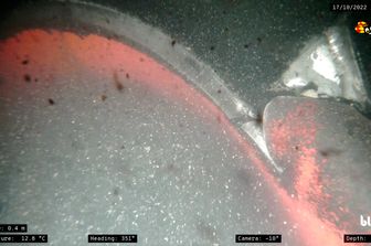 Il punto dove si &egrave; verificata l'esplosione sul gasdotto Nord Stream 1 nell'ottobre 2022&nbsp;