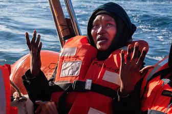 Migranti soccorsi a Lampedusa